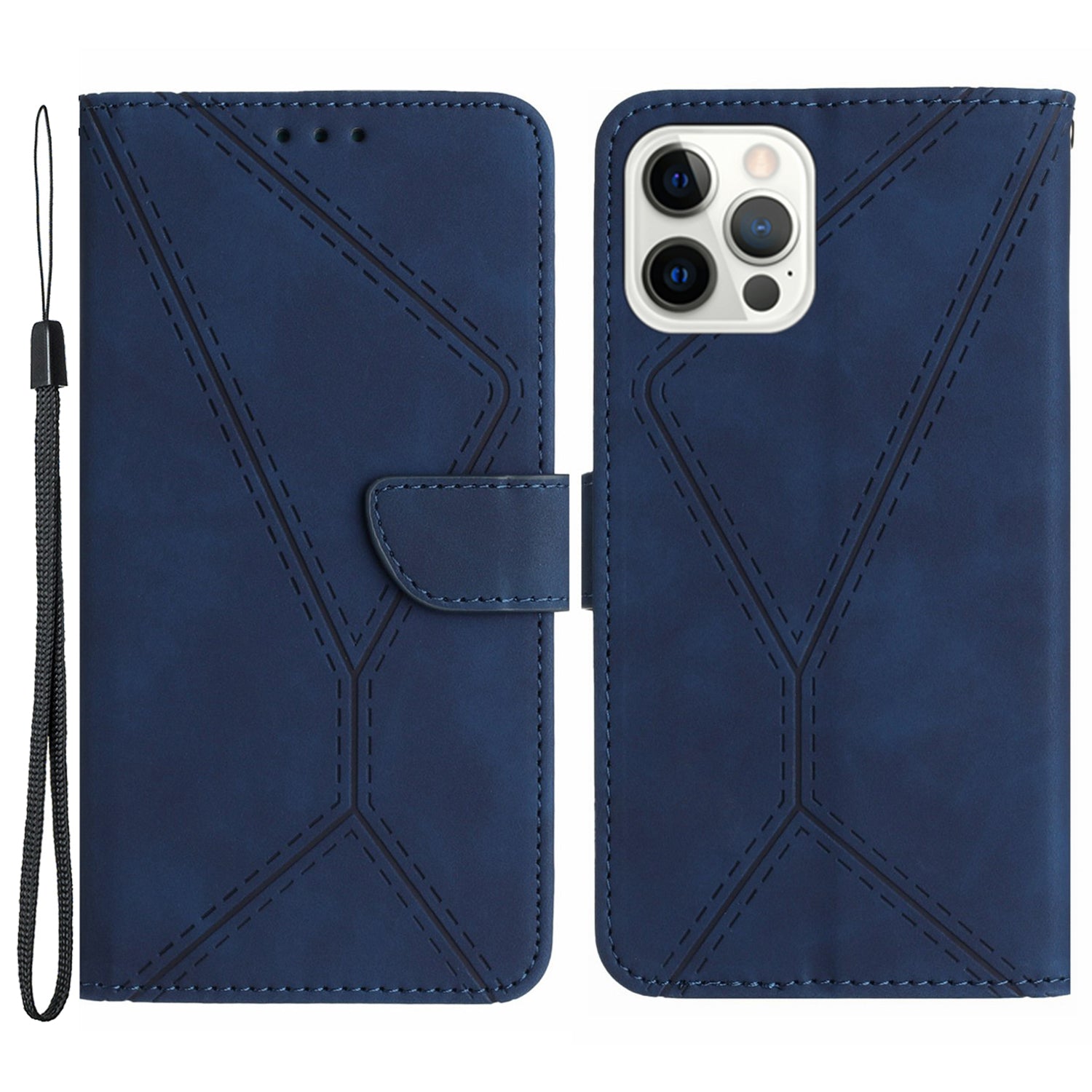 HT05 Phone Case for iPhone 13 Pro Max 6.7 inch Skin-touch PU Leather Flip Cover Magnetic Clasp Wallet Shell HT05 Phone Case for iPhone 13 Pro Max 6.7 inch Skin-touch PU Leather Flip Cover Magnetic Clasp Wallet Shell